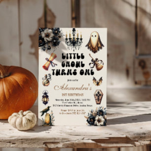 Convites Pequeno Ghoul Primeiro Aniversário