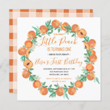 Pequeno Pêssego está virando um Aniversário