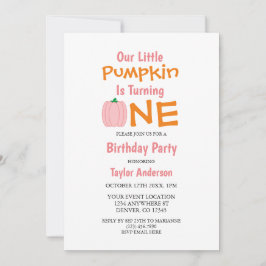 Convites Pequeno primeiro aniversario