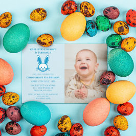 Convites Pequeno primeiro aniversario Bunny