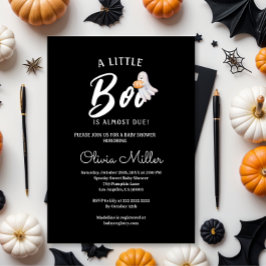 Convites Pequeno Pumpkin Boo – Chás de Bebê de Halloween