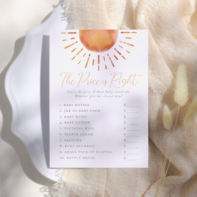 Convites Pequeno Raio do Sol é o Jogo Certo (Criador carregado)