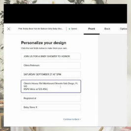 Convites Pequeno Tampão Aguarde Chá de fraldas de Baseball