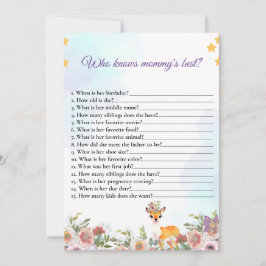 Convites Pequeno veado, Grande Alegria Tema de Chá de frald