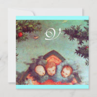 PEQUENOS ÂNGULOS MONOGRAM Vermelho azul-claro anti