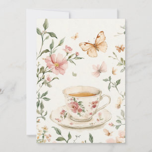 Convites Pequenos Bloom Baby Sprinkle   Blush & Sage