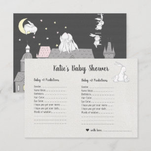 Convites Pequenos Bunnies   Jogo de Adivinhação do Chá de f