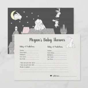 Convites Pequenos Bunnies   Jogo de Adivinhação do Chá de f