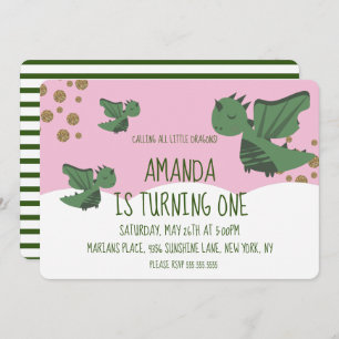 Convites Pequenos Dragões - Festa de aniversário das Nuvens