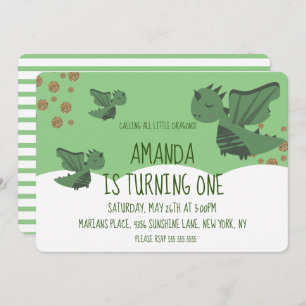 Convites Pequenos Dragões - Festa de aniversário das Nuvens