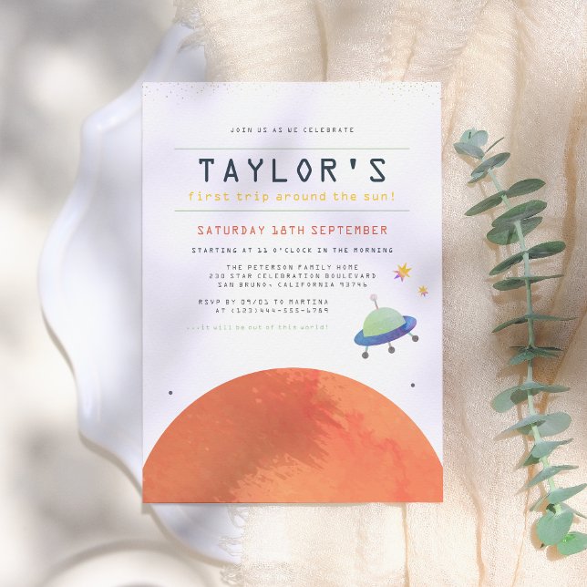 Convites Percorra o Sol | Aniversário do Outono (Criador carregado)