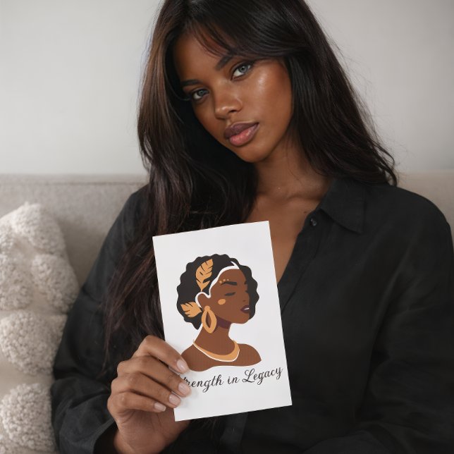 Convites Perfeito para a celebração do Mês da História Negr (Legacy is more than memory.
It is strength carried forward.
Honoring the past.
)