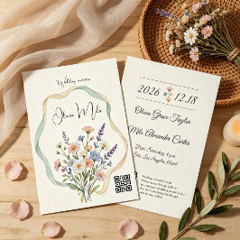 Convites Perfeito para casamentos no jardim, boho e no camp