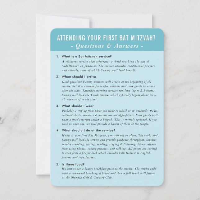 Convites Perguntas e conselhos de resposta sobre o serviço  (Frente)