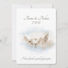 Convites Pérola No Casamento De Seashell