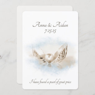 Convites Pérola No Casamento De Seashell