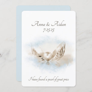 Convites Pérola No Casamento De Seashell