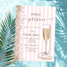 Pérolas Brilhantes & Prosecco Faixa RosaChá de Noi