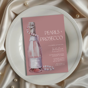 Convites Pérolas + Chá de panela Prosecco
