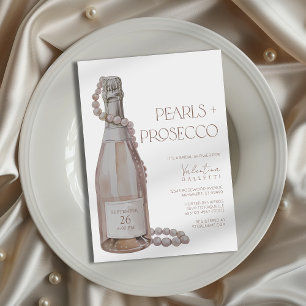 Convites Pérolas + Chá de panela Prosecco