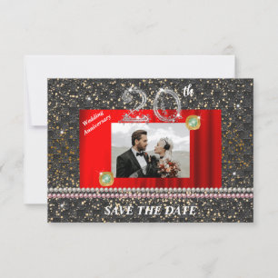 Convites Pérolas de 20 de Prata de Aniversário Negra