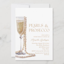 Pérolas de Aquarela Elegantes e Sho Prosecco Brida