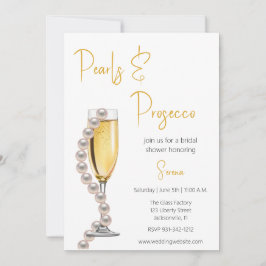 Convites Pérolas e Chá de panela Prosecco