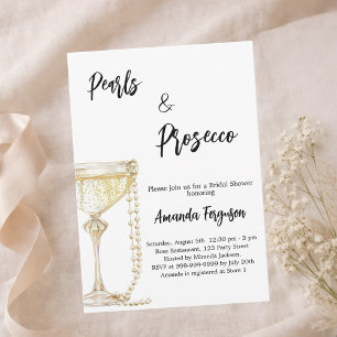 Convites Pérolas e Chá de panela Prosecco