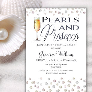 Convites Pérolas e Chá de panela Prosecco