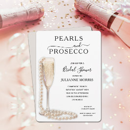 Convites Pérolas e Chá de panela Prosecco Brunch e Bubble