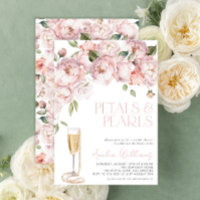 Pérolas e Pérolas Chá de panela Floral Rosa Modern