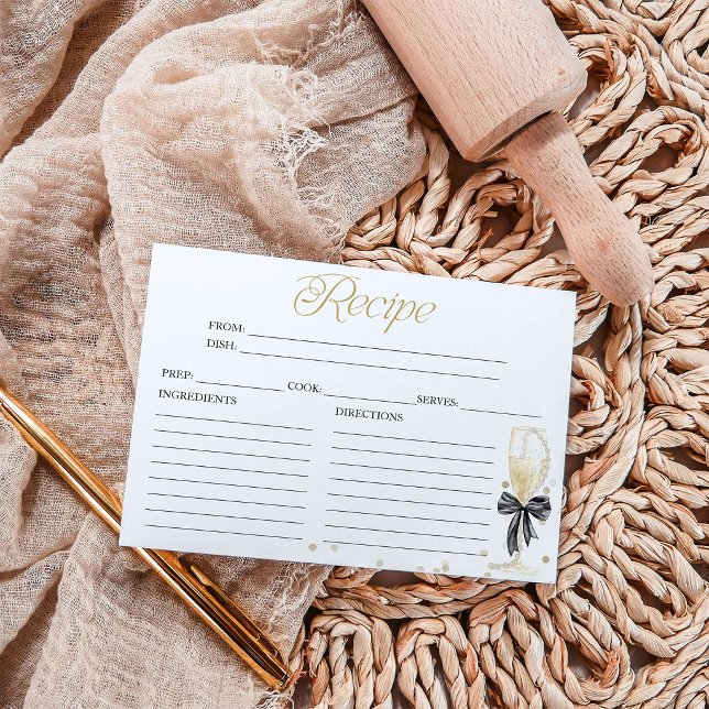 Convites Pérolas E Placa De Receita Do Chá de panela Prosec (Criador carregado)