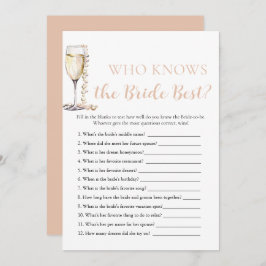 Convites Pérolas e Prosecco que conhecem o melhor jogo da n