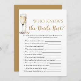 Convites Pérolas e Prosecco que conhecem o melhor jogo da n