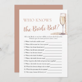 Convites Pérolas e Prosecco que conhecem o melhor jogo da n