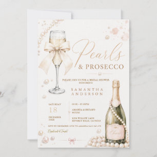 Convites Pérolas & Prosecco Coquete Elegante
