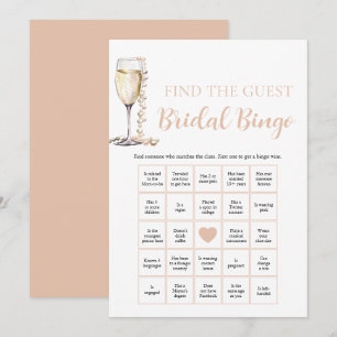 Convites Pérolas & Prosecco Encontre o Jogo de Bingo de Noi