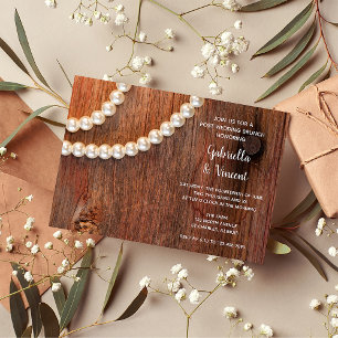 Convites Pérolas Rústicas e Brunch de Pós-Casamento em Made