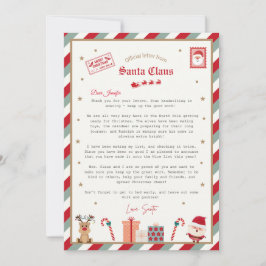 Convites Personalised Official North Pole Santa Gift Tags