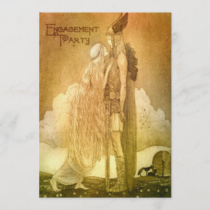 Convites Personalização da Festa de noivado Norse Mythology