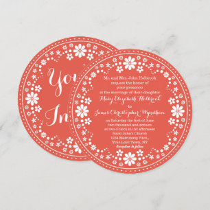 Convites Personalização de Casamento de Terra Floral Bran