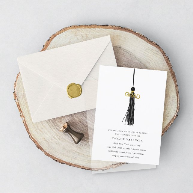 Convites Personalização de Foto de Festa de formatura de Ta (Criador carregado)