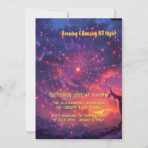 Personalização do Dia das Bruxas na Web de Aranha