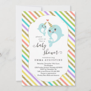 Convites Personalizado Chá de fraldas de Themed Unisex