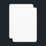 Convites Personalizado de 3,5" x 5" com semirbrilho arredon<br><div class="desc">Crie convites personalizados incríveis para qualquer ocasião com nossos versáteis cartões Semi-Gloss de 3, 5" x 5". Esses convites de alta qualidade têm um acabamento branco brilhante e semirbrilhante que produz cores vibrantes e detalhes nítidos, perfeito para mostrar suas fotos e designs. Cada placa é feita com papel premium de...</div>