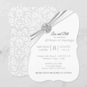 Convites Personalizado - Desenho de Aniversário de Diamante