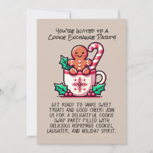 Convites Personalizado do Grupo de Bolachas de Natal Editáv