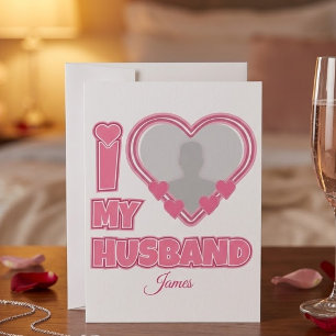 Convites Personalizado Eu Amo Meu Marido – Adicionar Foto e