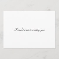 Personalizado "Mal posso esperar para me casar con