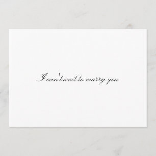 Convites Personalizado "Mal posso esperar para me casar con